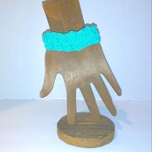 Stacked Woven Beaded Bracelet